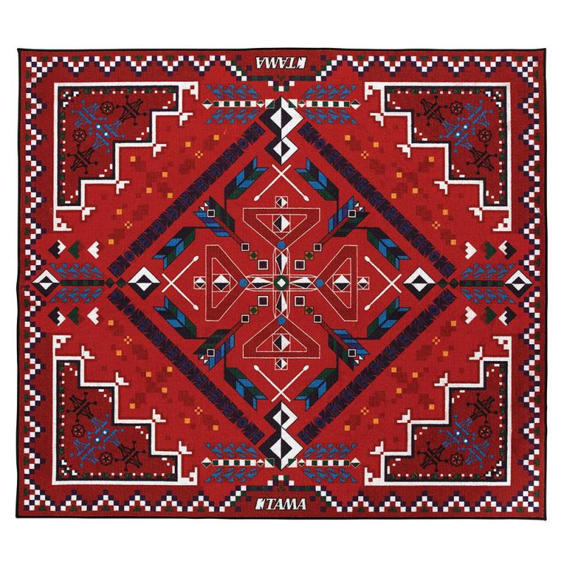 Tama Trummatta Southwestern 1800x2000 mm - Röd
