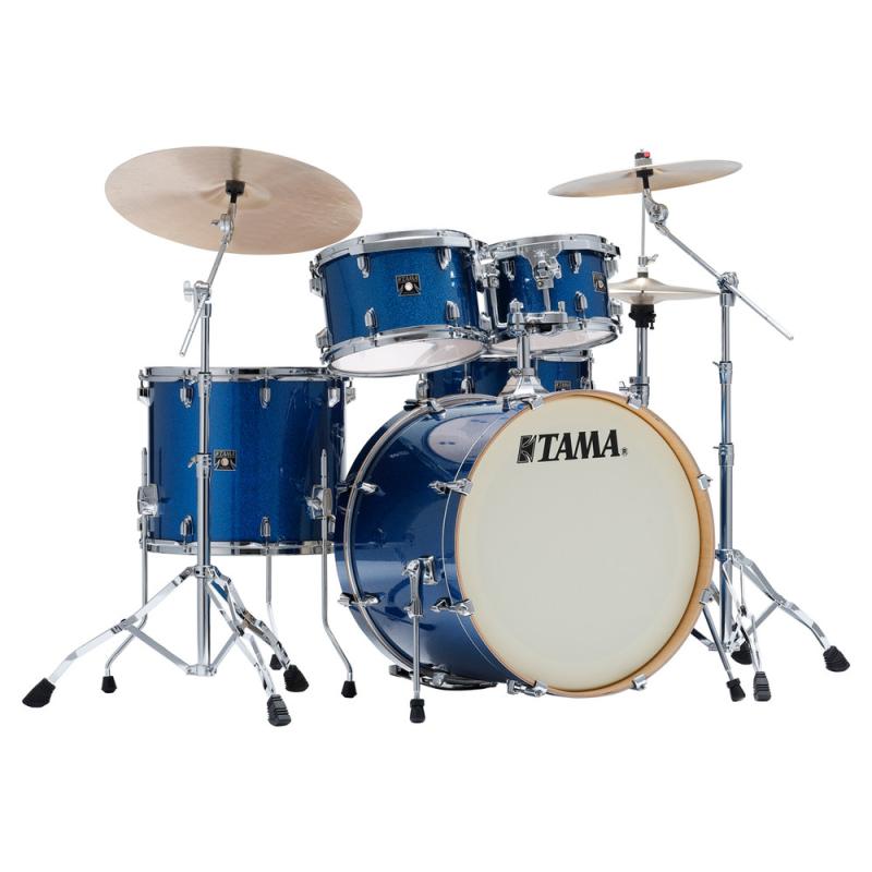 Trumset Superstar Classic CK52KRS-ISP, klädda lönnstommar i Indigo Sparkle finish