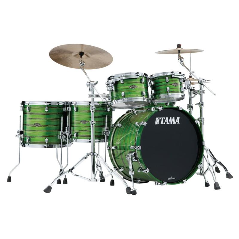Tama SC Walnut/Birch 5-shellkit (10,12,14,16,22), Lacquer Shamrock Oyster