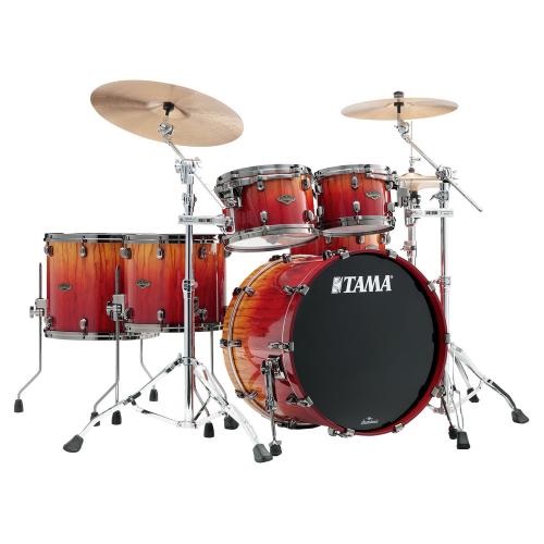 Tama Limited Starclassic Walnut/Birch - Vermilion Fonce Fade, Black Chrome