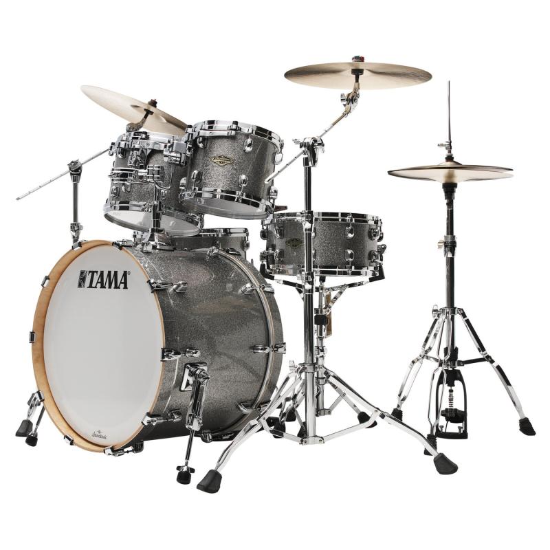 Tama Starclassic Walnut/Birch 4-shellkit (10,12,16,22) - Smoked Silver Sparkle