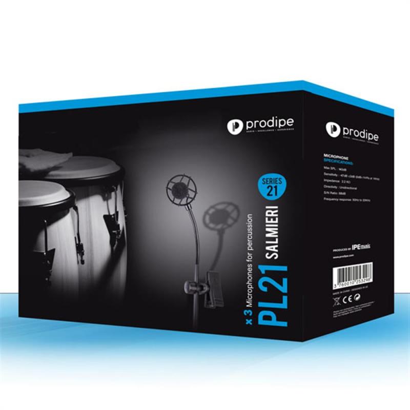 Prodipe PL21 – Percussion Microphone Set (3 pcs)