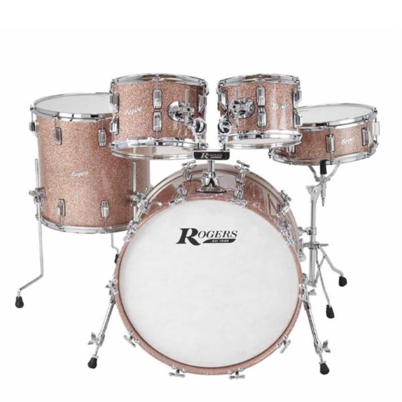 Rogers PT-0422HX-CS – Powertone 4pc 22″ Drum Kit Champagne Sparkle