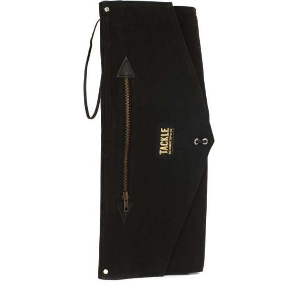 Tackle Waxed Canvas Roll Up Stick Case Black