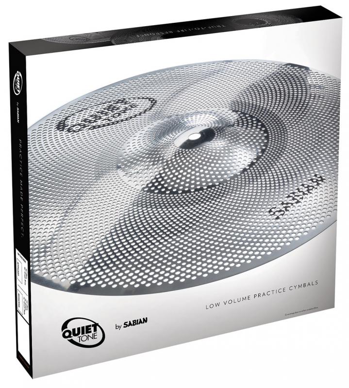 SABIAN Quiet Tone Practice Cymbals Set Qtpc502