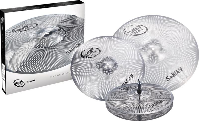 SABIAN Quiet Tone Practice Cymbals Set Qtpc503