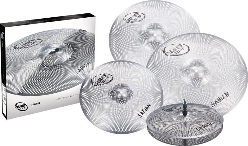 SABIAN Quiet Tone Practice Cymbals Set Qtpc504