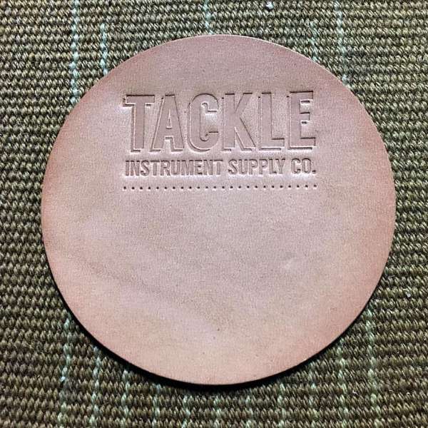 Tackle Leather Bass Drum Beater Patch Small – Natural