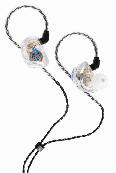 Stagg sound-isolating earphones, Transparent SPM-435TR