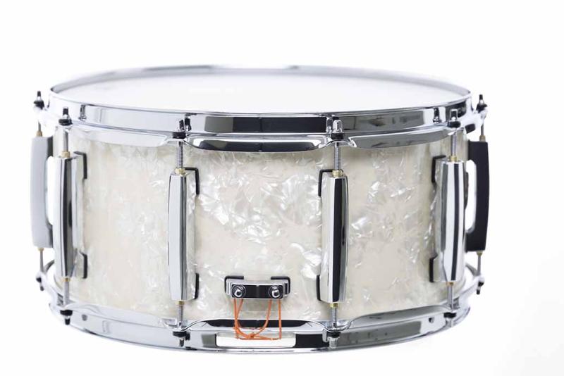 Pearl Session Studio Select 14"x6.5" Snare Drum, Nicotine White Marine Pearl