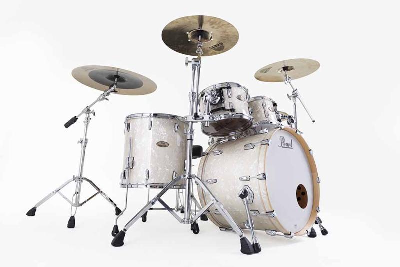 Pearl Session Studio Select 4 pc Shell Pack, Nicotine White Marine Pearl