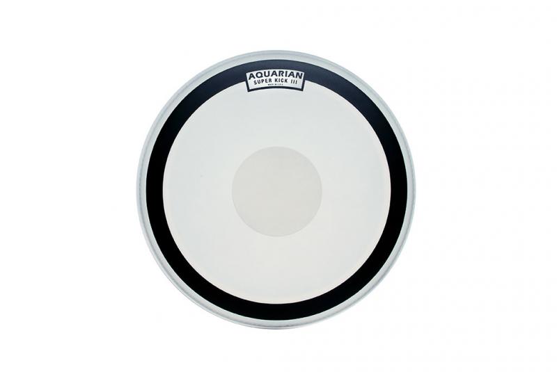 26" Superkick Coated Single Ply With Power Dot, Aquarian