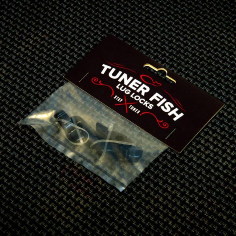 Tuner Fish Lug Locks Black (4-p)