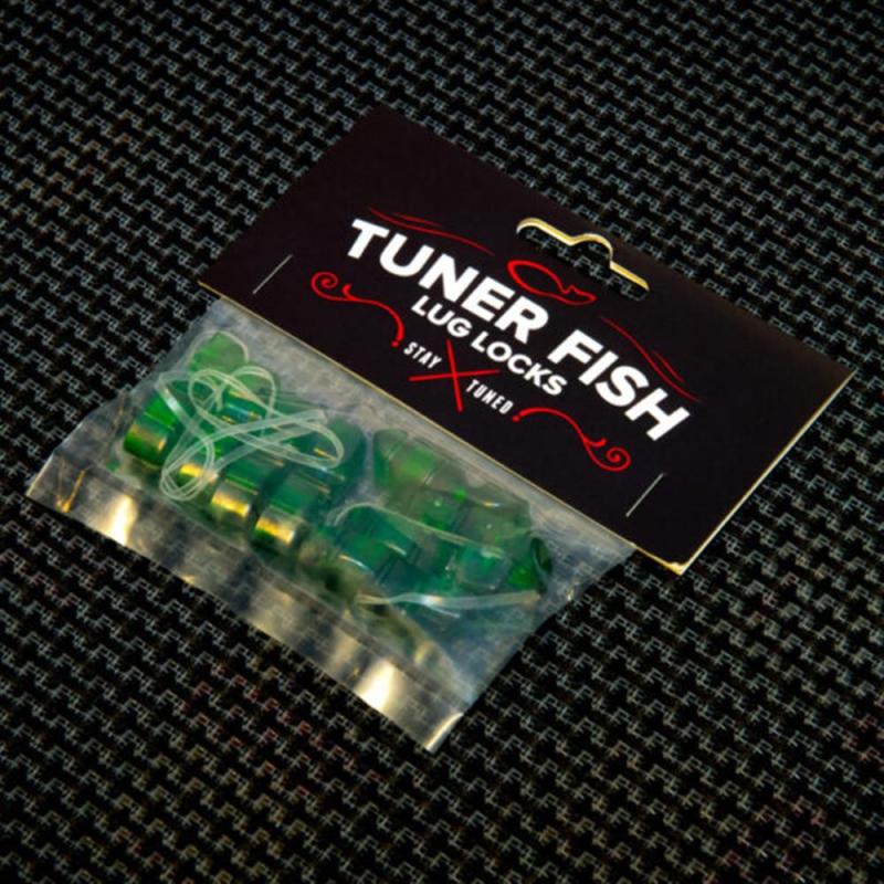 Tuner Fish Lug Locks Green (8-p)