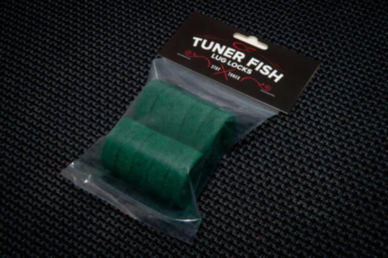 Tuner Fish Lug Lock - Green 10-Pack
