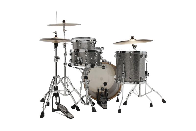 Tama Starclassic Walnut/Birch 3-shellkit (12,14,20) - Smoked Silver Sparkle