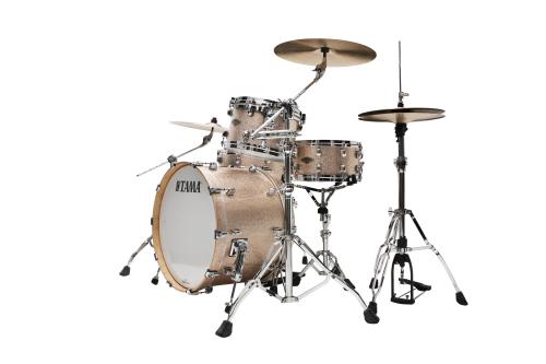Tama Starclassic Walnut/Birch 3-shellkit (12,16,22) - Vintage Champagne Sparkle