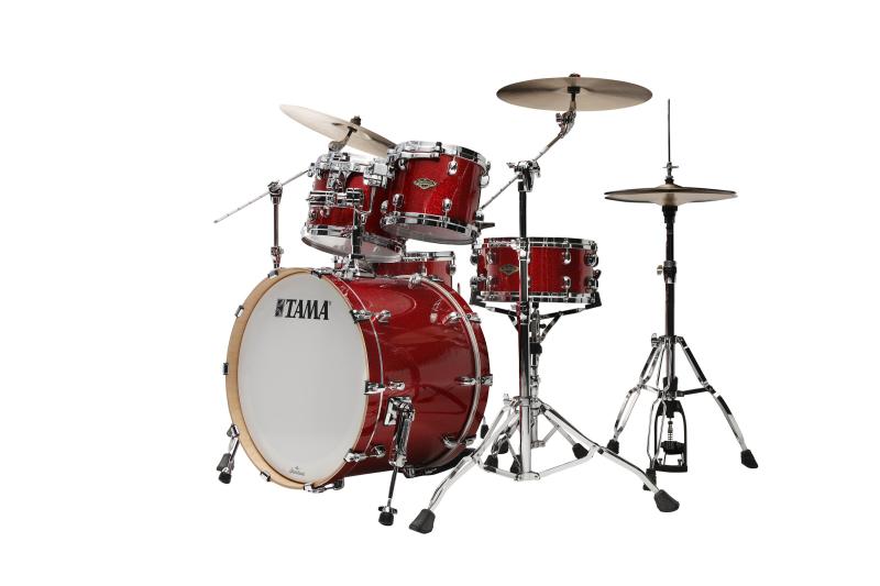 Tama Starclassic Walnut/Birch 4-shellkit (10,12,16,22) - Garnet Red Sparkle