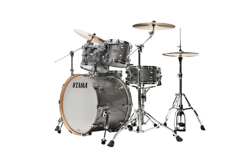 Tama Starclassic Walnut/Birch 4-shellkit (10,12,16,22) - Smoked Silver Sparkle
