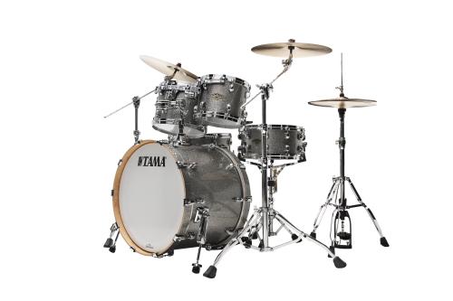 Tama Starclassic Walnut/Birch 4-shellkit (10,12,16,22) - Smoked Silver Sparkle