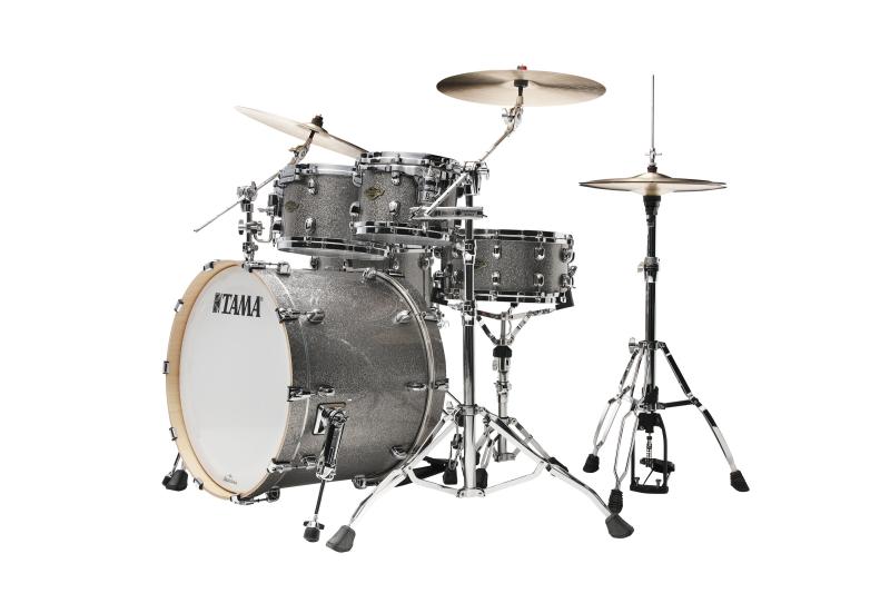 Tama Starclassic Walnut/Birch 5-shellkit (10,12,14,16,22) - Smoked Silver Sparkle