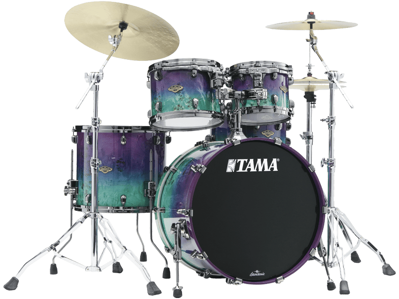 Tama Starclassic Walnut/Birch Ltd 4-shellkit - Nebula Mappa Fade