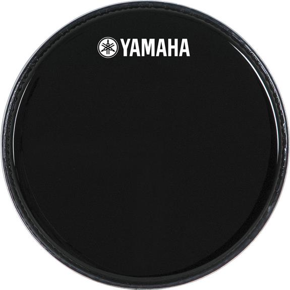 Yamaha Logo Drum Head Classic Logo P3 Black 24"