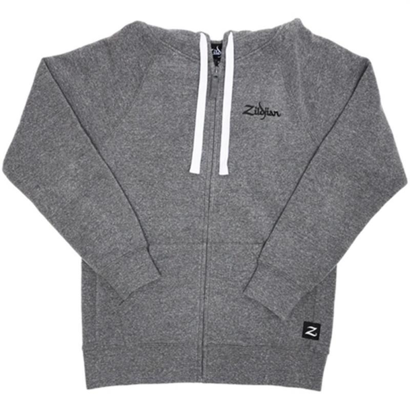 Zildjian Gray Zip-Up Hoodie - Medium