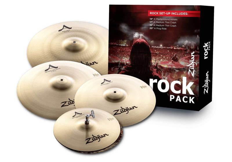 Zildjian A0801R Rock Pack Cymbal - Traditional Finish