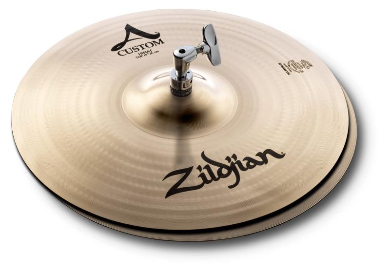 14" Zildjian A Custom Hi-hat - Brilliant