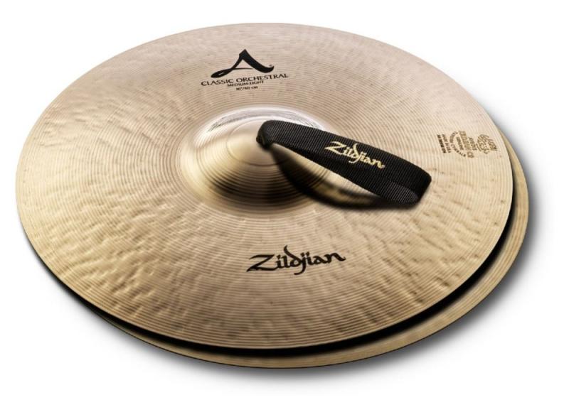16" Zildjian Classic Orchestral Selection Medium Light Crashcymbal 2 par