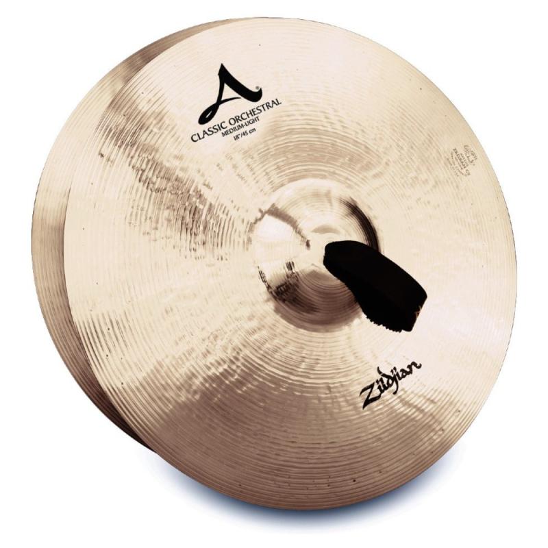 18" Zildjian Classic Orchestral Selection Medium Light Crashcymbal 2 par