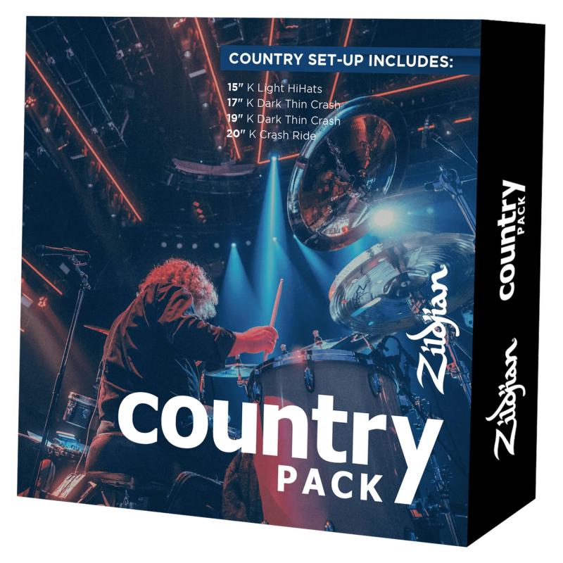 Zildjian K0801C Country Pack Cymbal - Traditional 4-Pack