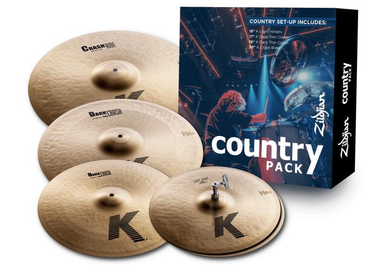 Zildjian K0801C Country Pack Cymbal - Traditional 4-Pack