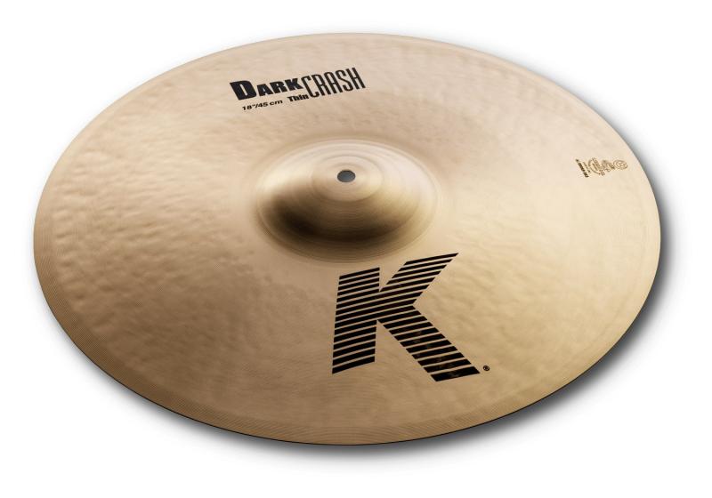 18" Zildjian K Dark Thin Crashcymbal