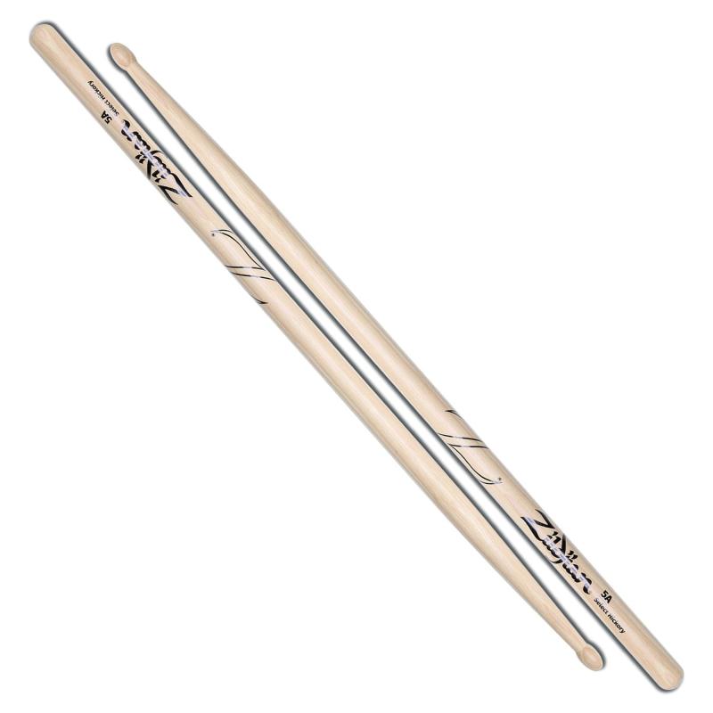 Zildjian 5A Hickory Drumsticks Wood Tip