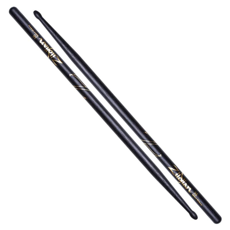 Zildjian 5A Black Hickory - Wood Tip