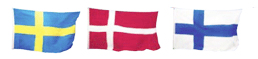 Trummor till Danmark och Finland