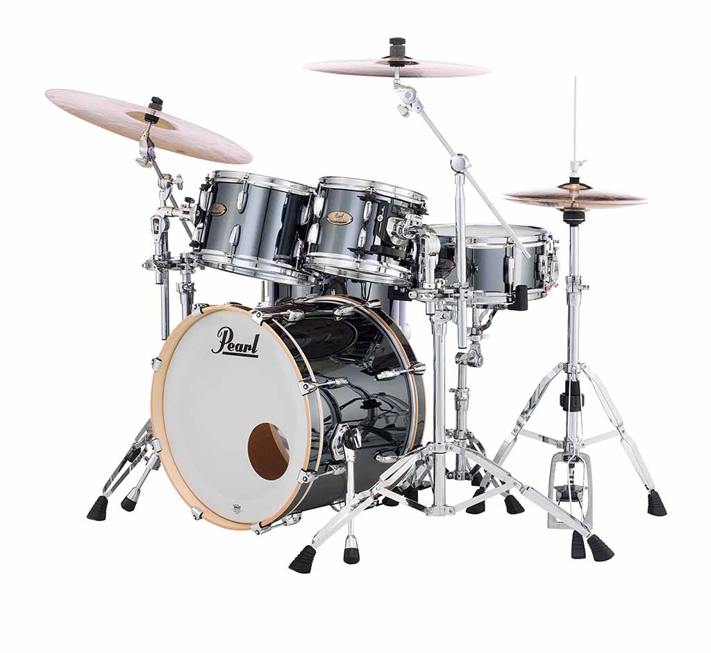 Pearl Session Studio Select 4 pc Shell Pack, Black Mirror