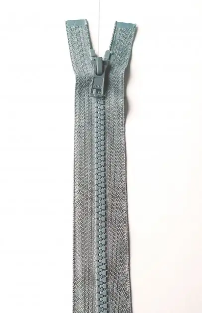 Blixtlås YKK 2-vägs delbart grå 70-90cm (90 cm)