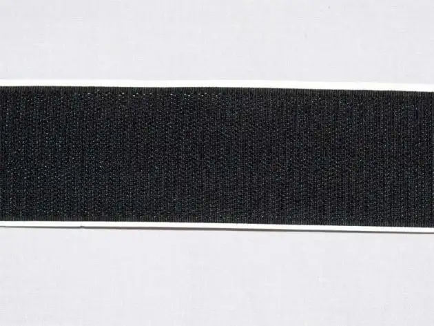 Kardborreband klister 50mm svart (Kardborreband klister 50mm svart Hård)