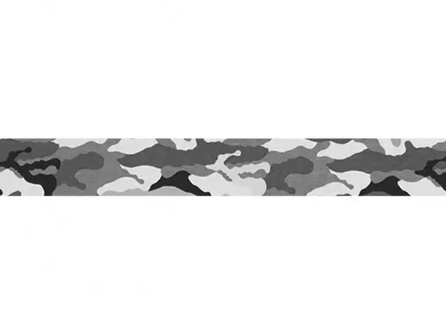 Resårband kamouflage grå/svart
