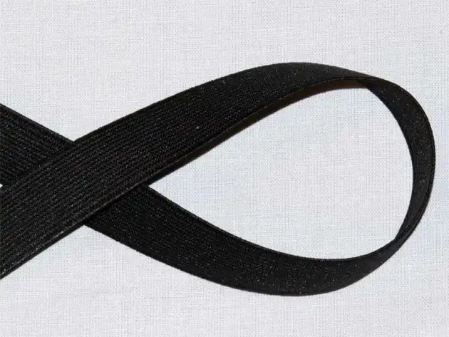 Resårband svart 20mm