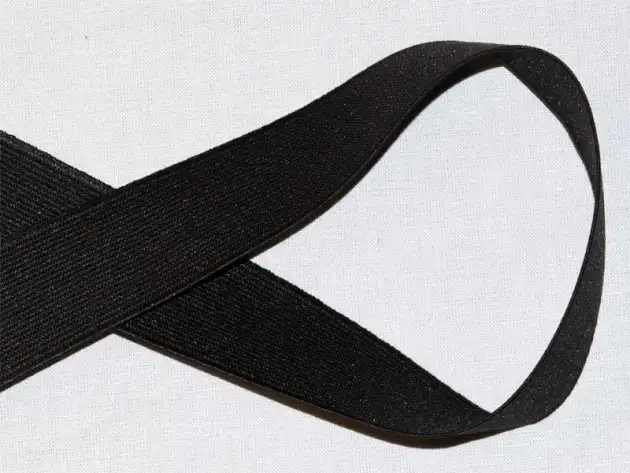 Resårband svart 30mm