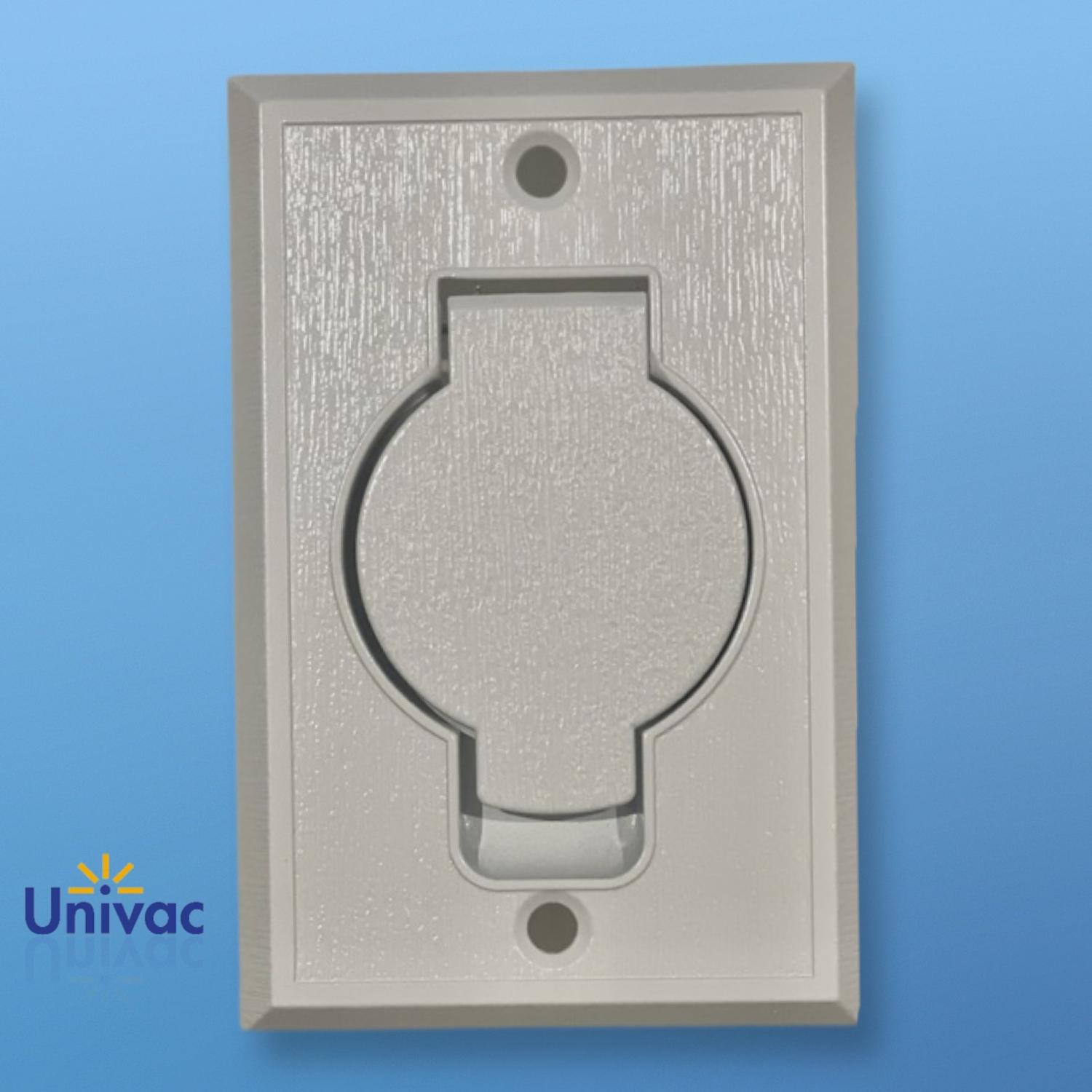 Suguttag vit metall (för PVC-rör)