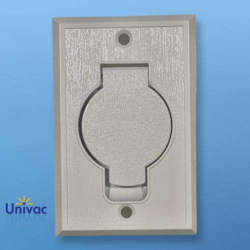 Suguttag vit metall (för PVC-rör)