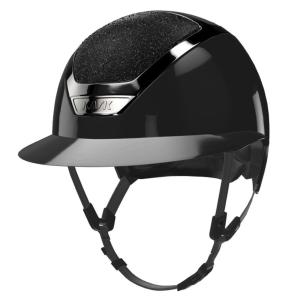 KASK STAR LADY PURE SHINE BLACK SWAROVSKI CARPET BLACK