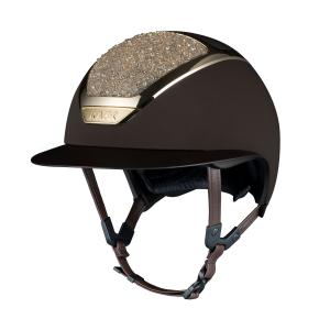 KASK STAR LADY CROME BROWN/GOLD - SWAROVSKI ON THE ROCK AUREUM