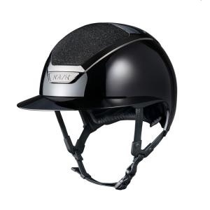 KASK STAR LADY PURE SHINE BLACK SWAROVSKI CARPET BLACK