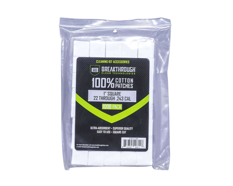 Bomullslappar 1x1 tum